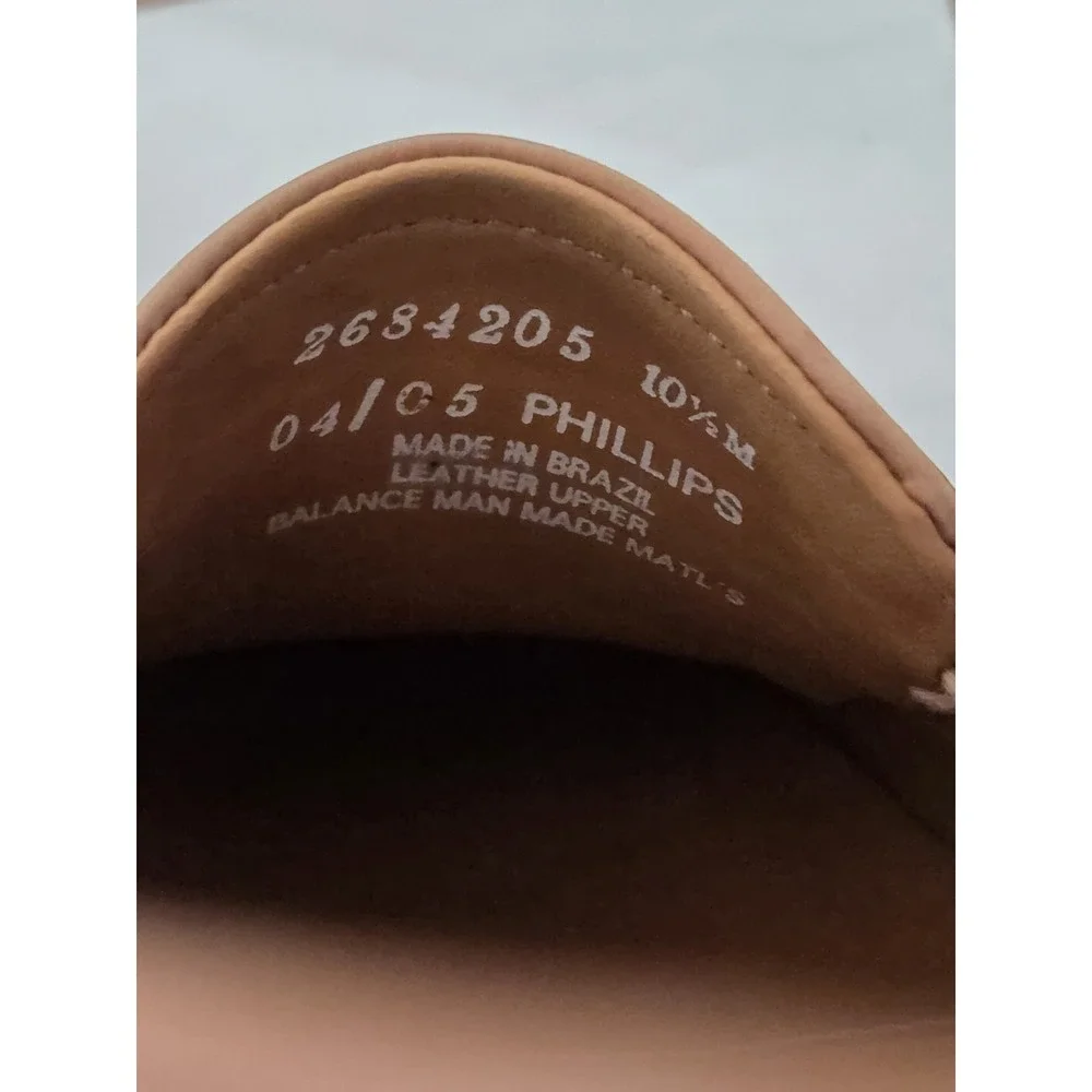 Bass Flex Phillips Kiltie Tassel Loafers Men's 10.5 New Smart Two Tone Brown‎